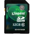 Карта памяти Kingston SDHC (Class 10) 32GB (SD10V/32GB)