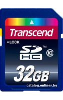 Карта памяти Transcend SDHC Class 10 32GB (TS32GSDHC10)