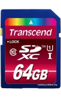 Карта памяти Transcend SDXC UHS-I (Class 10) 600x Ultimate 64GB (TS64GSDXC10U1)