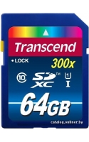 Карта памяти Transcend SDXC (Class 10) UHS-I Premium 64Gb (TS64GSDU1)